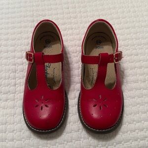 Good Used condition Red Sherry Footmates Mary Jane Girls Shoe 10.5